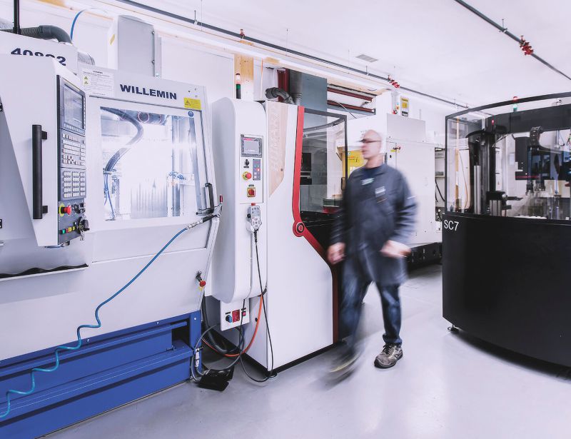 TEC Ebauches, manufacture horlogère Suisse, usinage